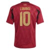 Conjunto (Camiseta+Pantalón Corto) Bélgica Lukaku 10 Primera Equipación Euro 2024 - Niño